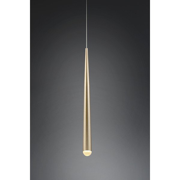 LED viseća svjetiljka u zlatnoj boji ø 14 cm Cala – Trio Select-image-1