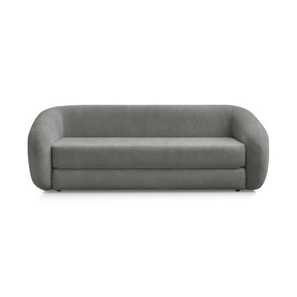 Tamno siva sklopiva sofa od šenila 228 cm Neyo – Bobochic Paris
