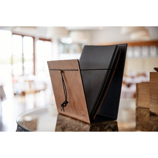 Metalni/od eko kože držač za časopise Bull M – LIND DNA-image-1