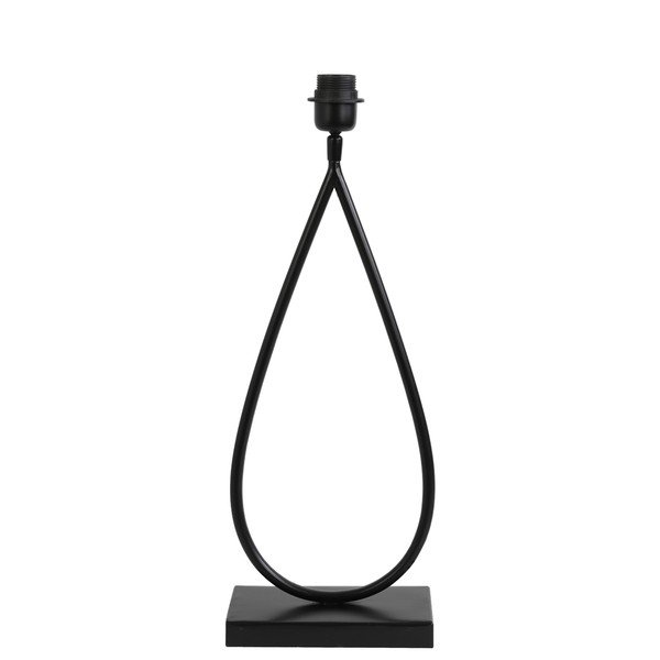 Mat crno metalno postolje za stolnu lampu 51 cm Tamsu – Light & Living