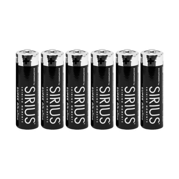 Alkalne baterije u setu 6 kom DecoPower – Sirius