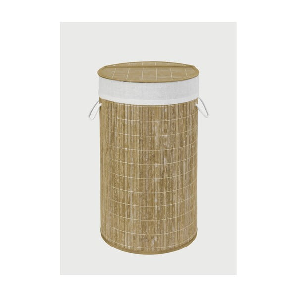 Košara za veš od bambusa Wenkoo Bina, 55 l-image-1