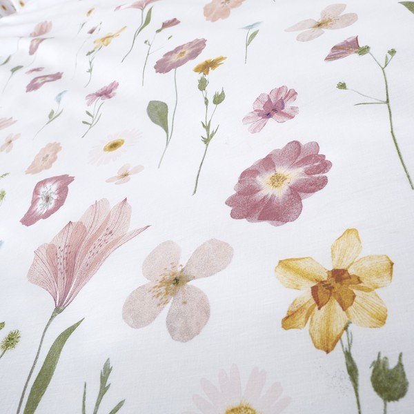 Bijelo-ružičasta posteljina Catherine Lansfield Wild Flowers, 135 x 200 cm-image-3