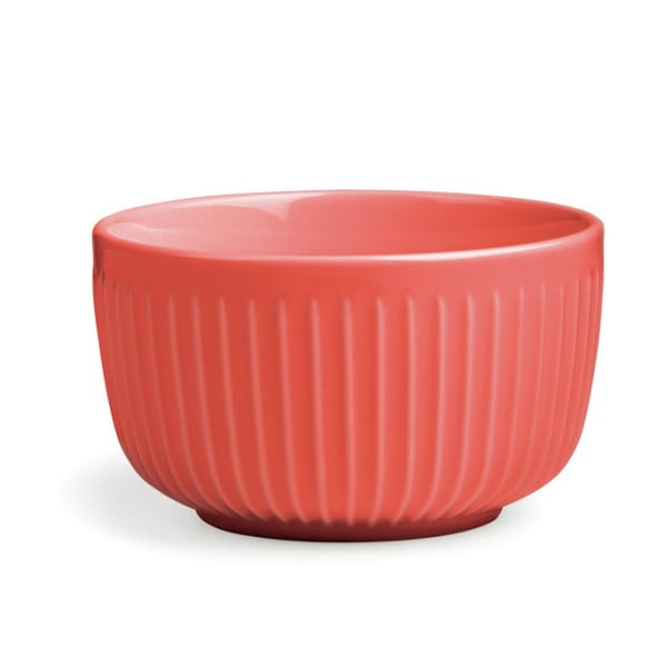 Koraljno crvena porculanska zdjela Kähler Design Hammershoi, ⌀ 12 cm
