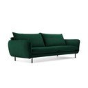 Tamnozelena baršunasta sofa 200 cm Vienna - Cosmopolitan Design