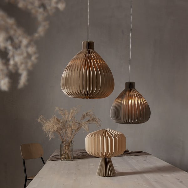 Svjetlo smeđe sjenilo ø 30 cm Honeycomb – Star Trading-image-4