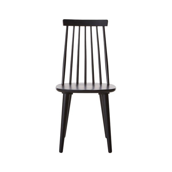 Crne barske stolice u setu 2 kom od masivnog kaučuka (visine sjedala 45 cm) Jolina – Ellos Home-image-4