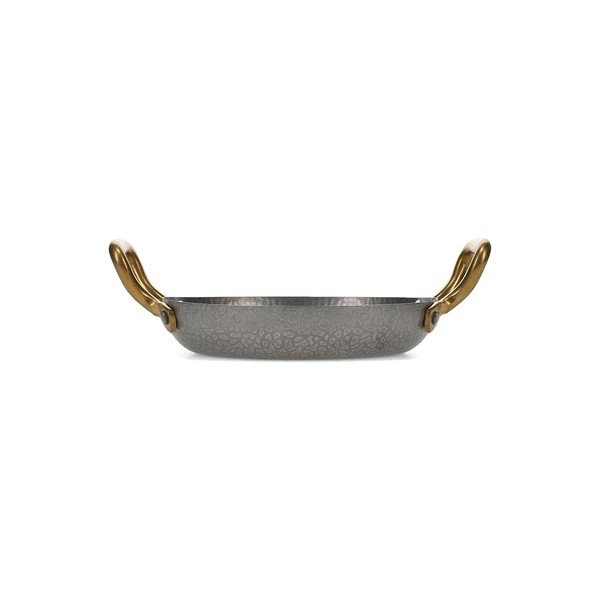 Metalni tanjur za serviranje u srebrnoj boji ø 18 cm Serve – BonBistro-image-2