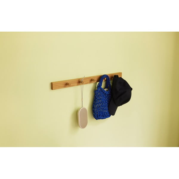 Zidna vješalica u dekoru hrasta u prirodnoj boji 60 cm Cosplay – Hübsch-image-2