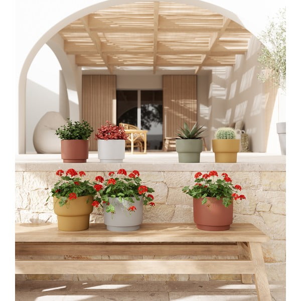 Keramička ručno rađena tegla za cvijeće ø 20 cm Echo – Artevasi-image-2