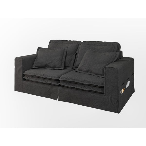 Crna sofa 196 cm Nora – Ropez-image-2