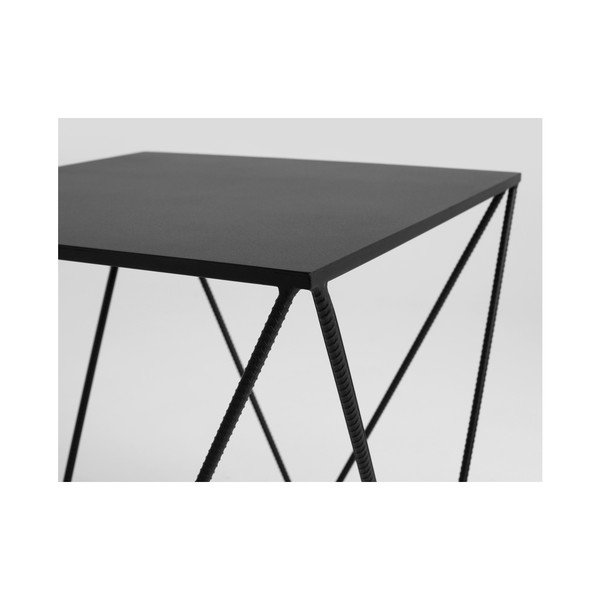 Crni stolić Custom Form Daryl, dužina 60 cm-image-4