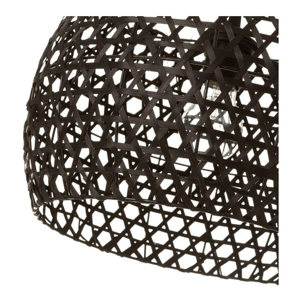 Crna od bambusa stropna svjetiljka s bambusovim sjenilom ø 35 cm – Casa Selección-image-2