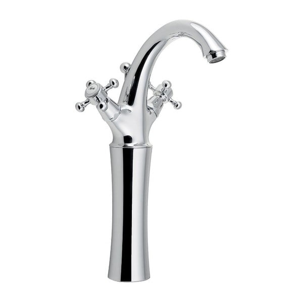 Stojeća slavina za umivaonik u sjajno srebrnoj boji Antea – Sapho