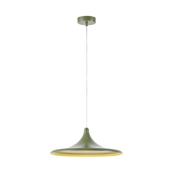 Zelena metalna LED viseća svjetiljka s mogućnosti zatamnjivanja ø37x13 cm Beam – Markslöjd