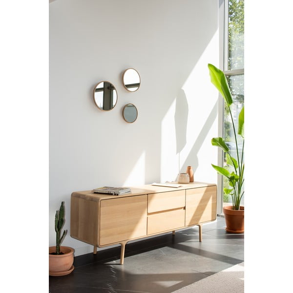 TV komoda od masivnog hrasta Gazzda Fawn Natural-image-2