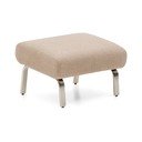 Svjetlo smeđi tabure od šenila Amsen – Kave Home