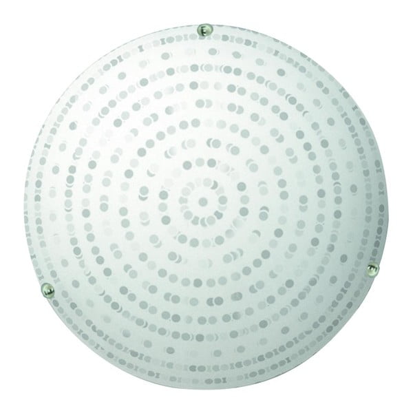 Bijela stropna svjetiljka sa staklenim sjenilom ø 30 cm Circle - Candellux Lighting