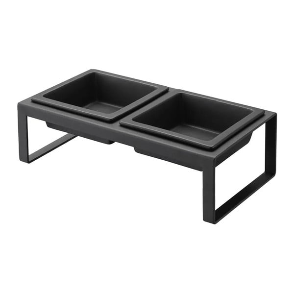 Set posuda i kutija za granule za kućne ljubimce Tower – YAMAZAKI-image-4