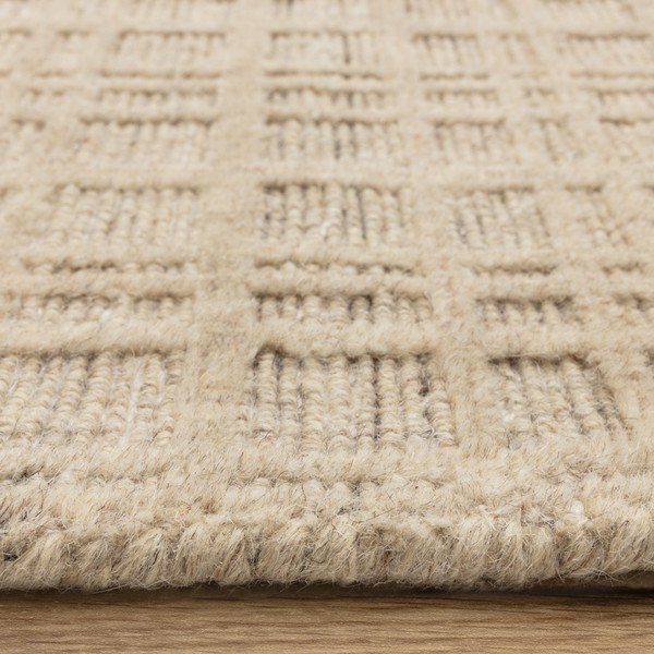 Krem ručno rađen tepih od mješavine vune 200x290 cm Thatch Sand – Asiatic Carpets-image-4