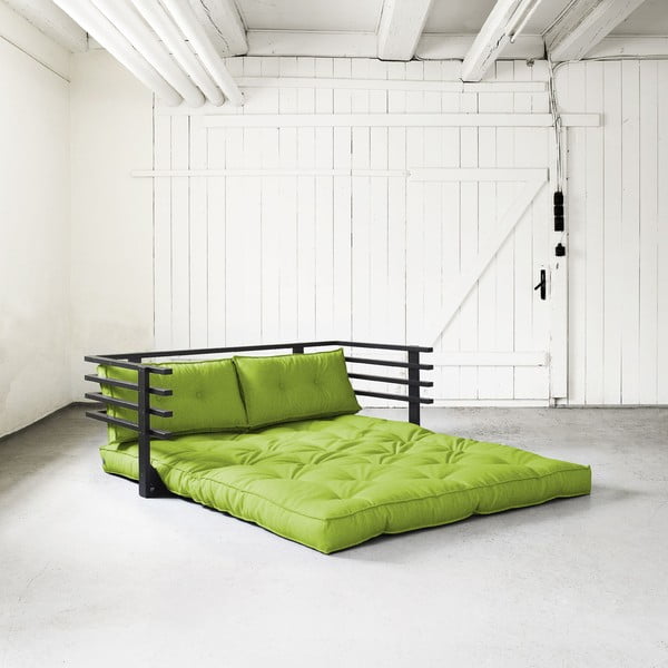 Sofa na razvlačenje Karup Funk Black / Lime-image-1
