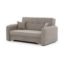 Bež sklopiva/s prostorom za odlaganje sofa od šenila 155 cm Laine – ELTAP