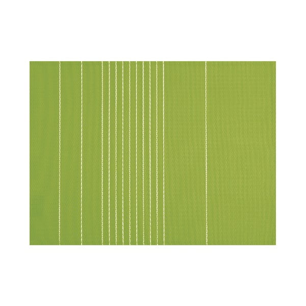 Zeleni podmetač za stol Tiseco Home Studio Stripe, 45 x 33 cm