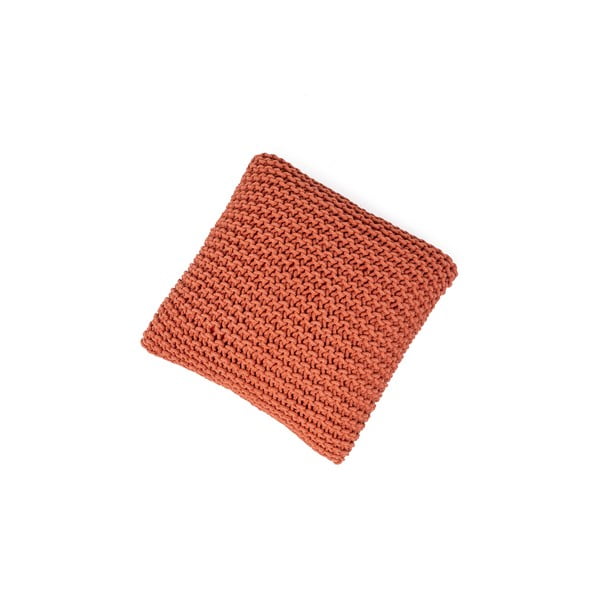 Cigla-crveni puf/jastuk za sjedenje Bonami Essentials Knit-image-4