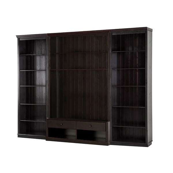 Smeđi TV set od masivnog bora 288x223 cm Anita – Støraa-image-2