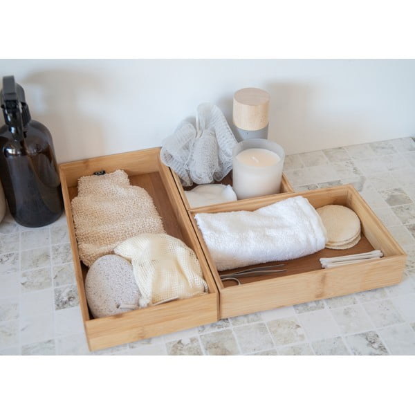 Organizatori ladica od bambusa u setu od 3 kom Copco - Kitchen Craft-image-1