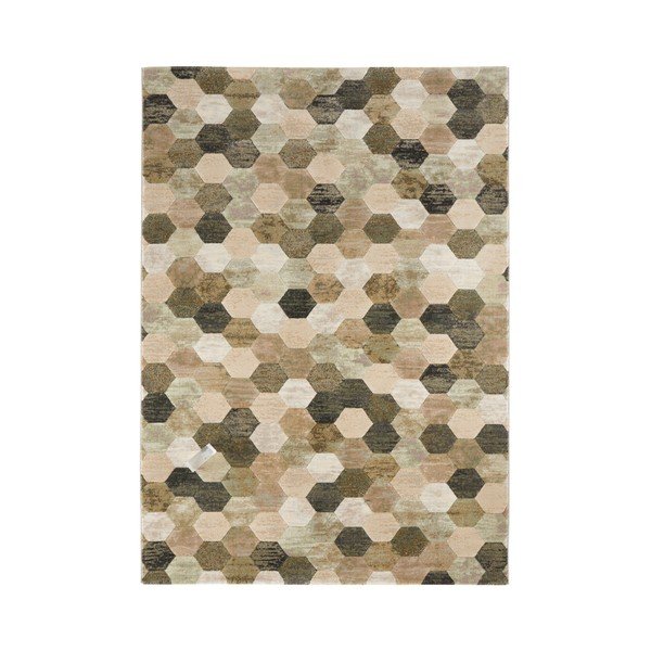 Zeleno-bež tepih Elle Decoration Arty Manosque, 120 x 170 cm