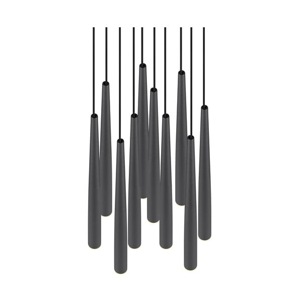 Crna LED viseća svjetiljka ø 30 cm Cala – Trio Select-image-3