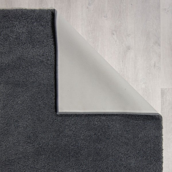Tamno sivi perivi tepih od recikliranih vlakna 80x150 cm Fluffy – Flair Rugs-image-2