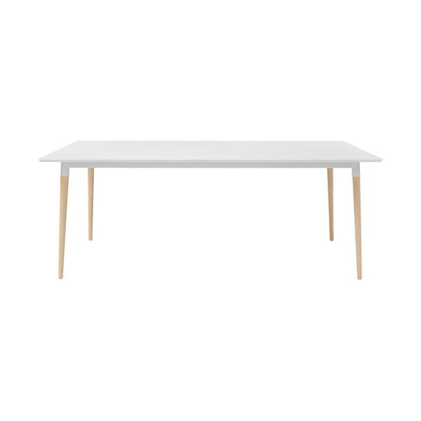 Blagovaonski stol s hrastovom bazom Actona Olivia, 200 x 100 cm