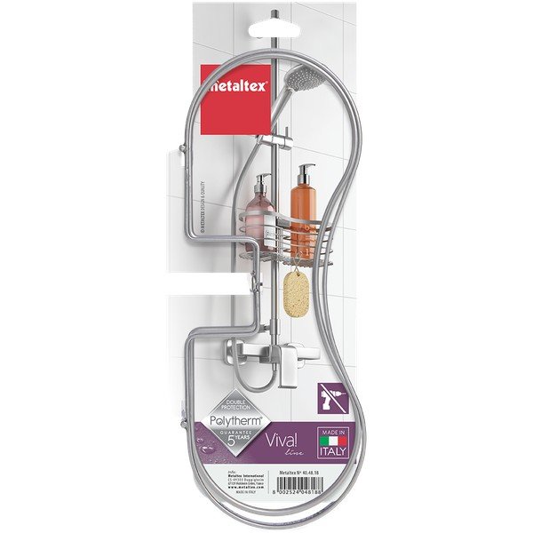 Viseća polica za tuš kabinu Viva Metaltex-image-3