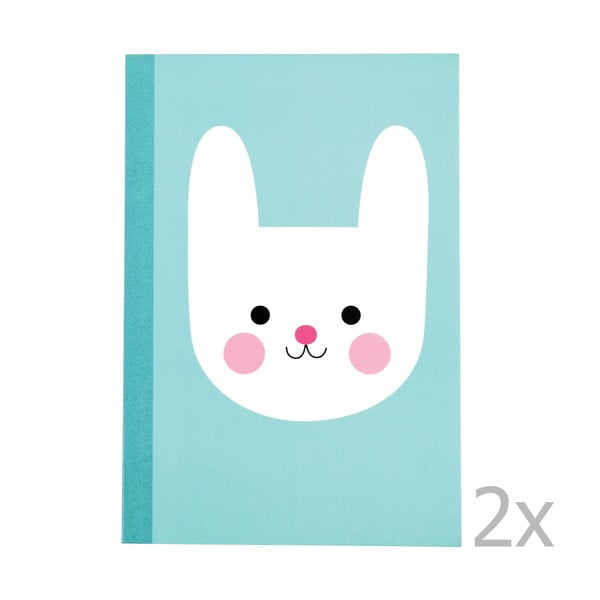 Set od 2 bilježnice s crtom s printom Rex London Bonnie The Bunny rabbit