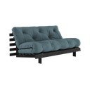 Petrolej zelena sklopiva sofa 160 cm Roots Black Night – Karup Design