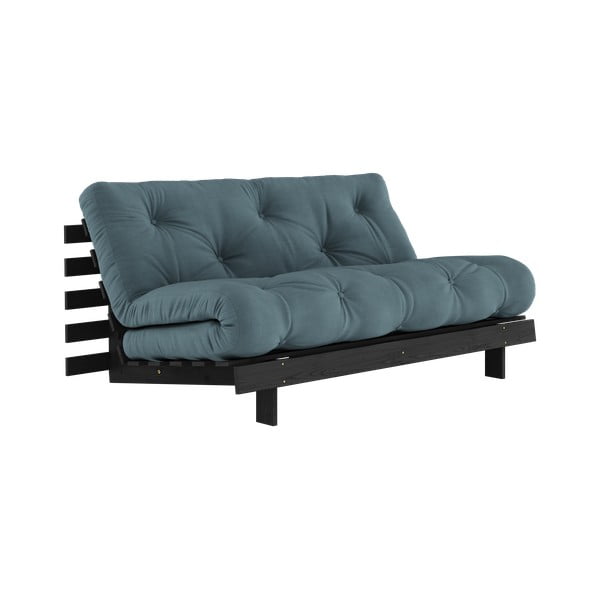 Petrolej zelena sklopiva sofa 160 cm Roots Black Night – Karup Design