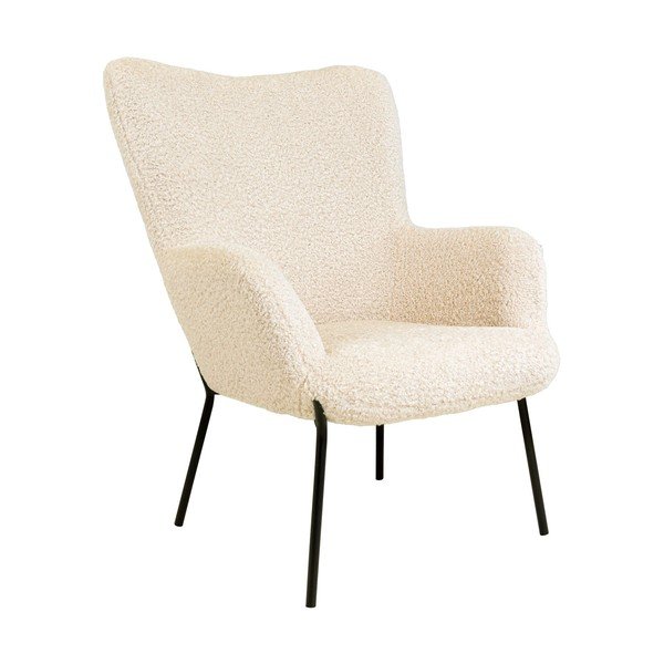 Krem fotelja od umjetnog krzna Glasgow – Bonami Essentials