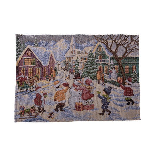 Tekstilni podmetač s božićnim motivom 33x48 cm – Dakls