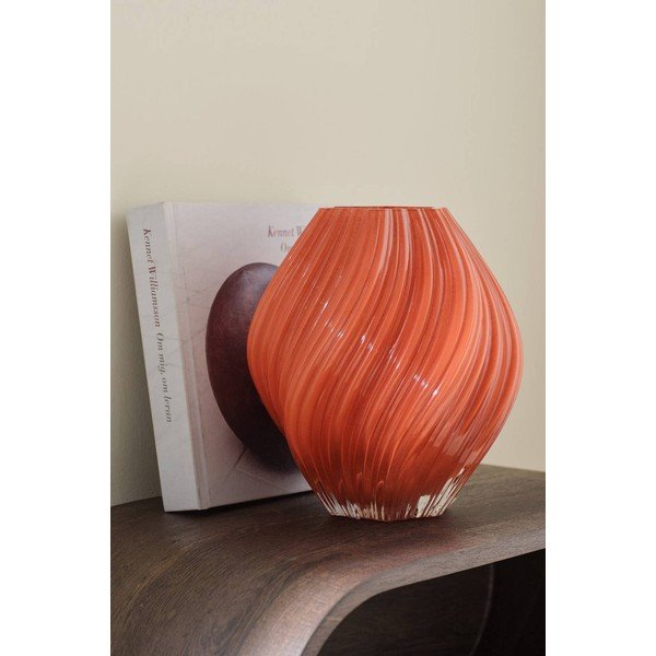 Ciglasta ručno izrađena vaza (visina 23 cm) Selma – Ellos Home-image-1