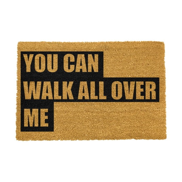Artsy Doormats Walk All Over Me prostirka od prirodnog kokosa, 40 x 60 cm