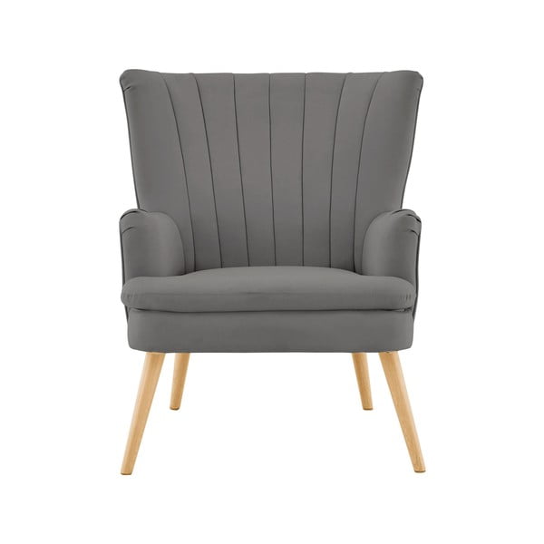 Siva fotelja Zenia - Støraa-image-2