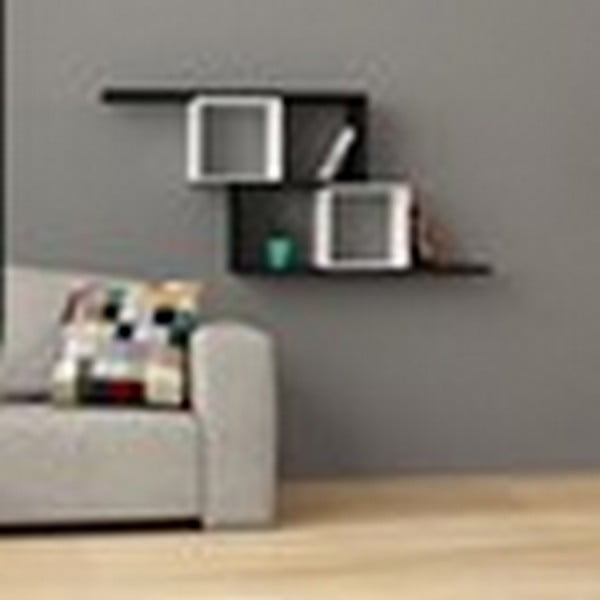 Zerre polica za knjige, crno-bijela-image-1