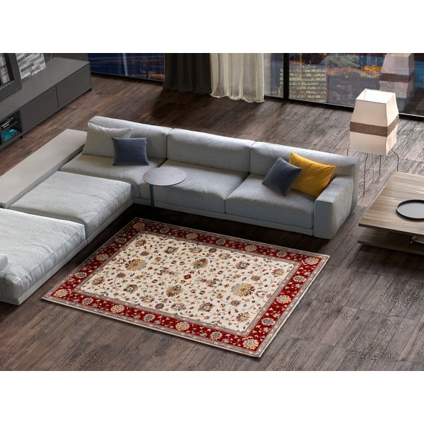 Crveno-krem tepih 140x200 cm Classic - Universal-image-1