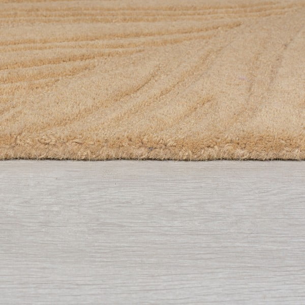 Svijetlosmeđi vuneni tepih Flair Rugs Lino Leaf, 120 x 170 cm-image-4