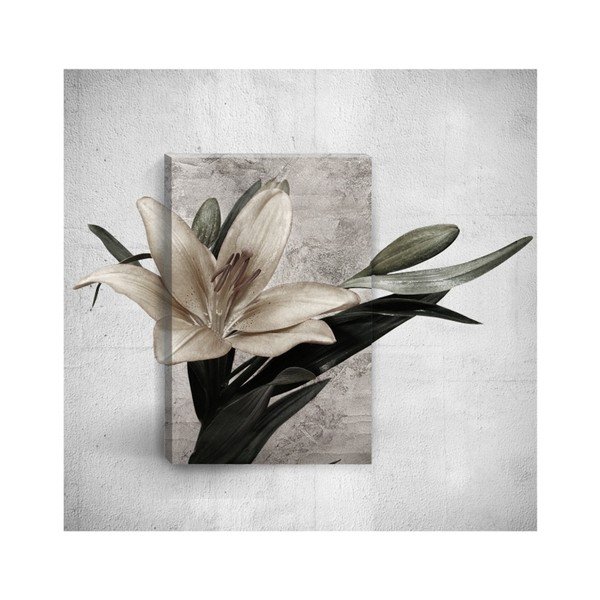 Zidna 3D slika Mosticx cvijet, 40 x 60 cm