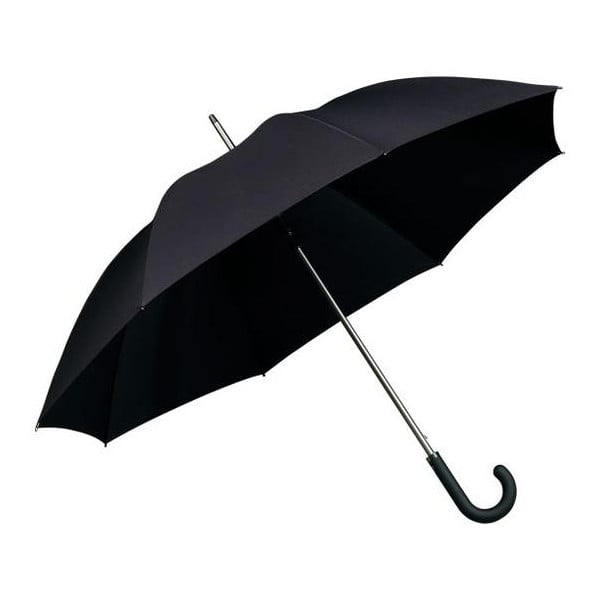 Crni kišobran od trske otporan na vjetar Ambiance Elegance, ⌀ 120 cm