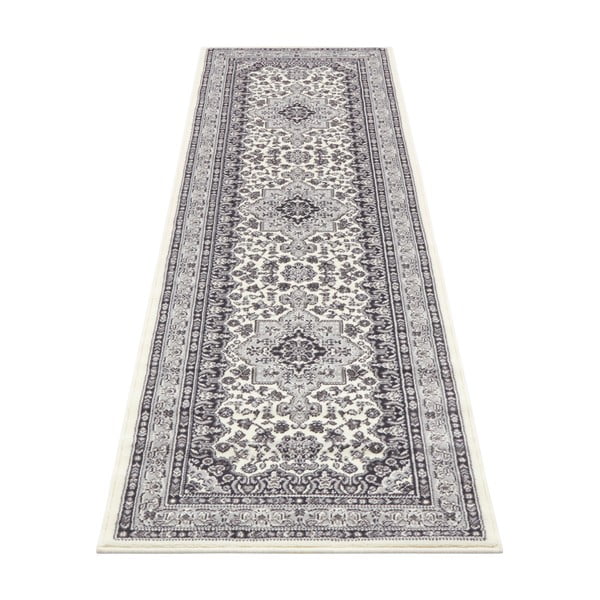 Krem-sivi tepih Nouristan Parun Tabriz, 80 x 250 cm-image-2