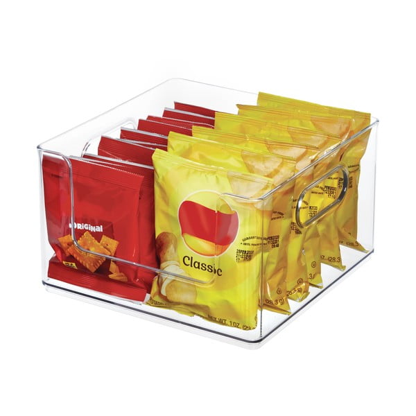 Prozirna kutija za odlaganje iDesign The Home Edit, 25,4 x 25,4 cm-image-3